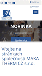 Mobile Screenshot of makatherm.cz